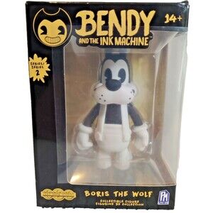 Bendy And The Ink Machine,Vinyl Boris The Wolf 5 Inch Figure Series 2, 2018- New